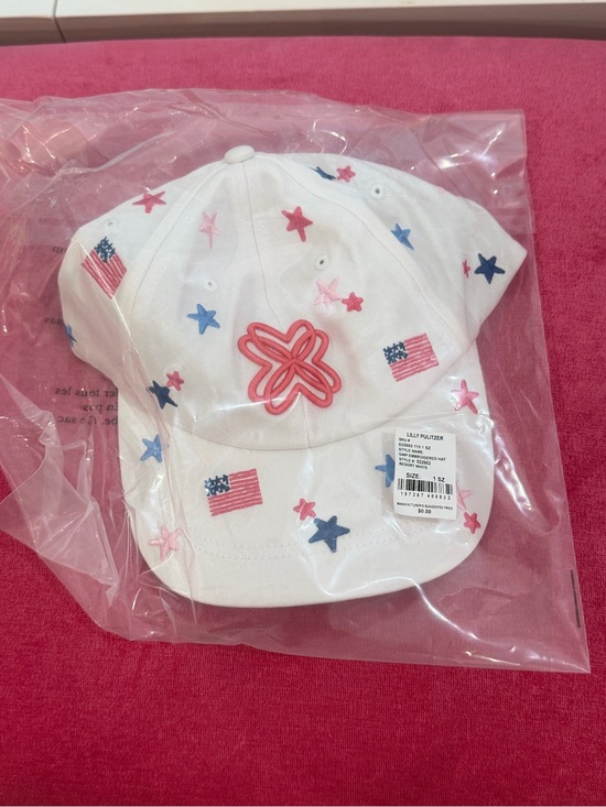 Lilly Pulitzer Embroidered 250th Celebration Baseball Hat NWT main image 4
